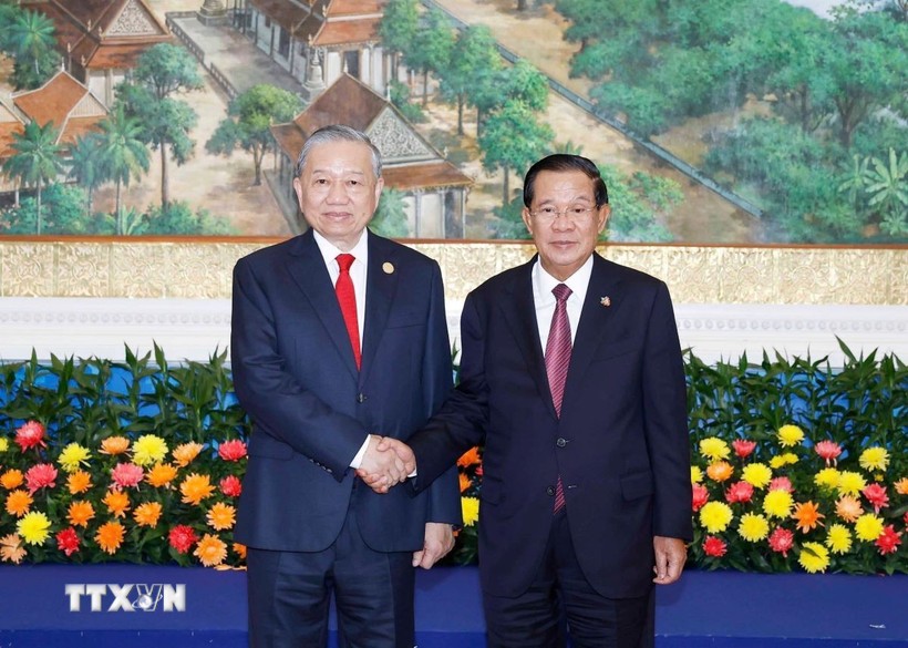 Tổng Bí thư Tô Lâm hội kiến Samdech Techo Hun Sen Tổng Bí thư Tô Lâm hội kiến Samdech Techo Hun Sen