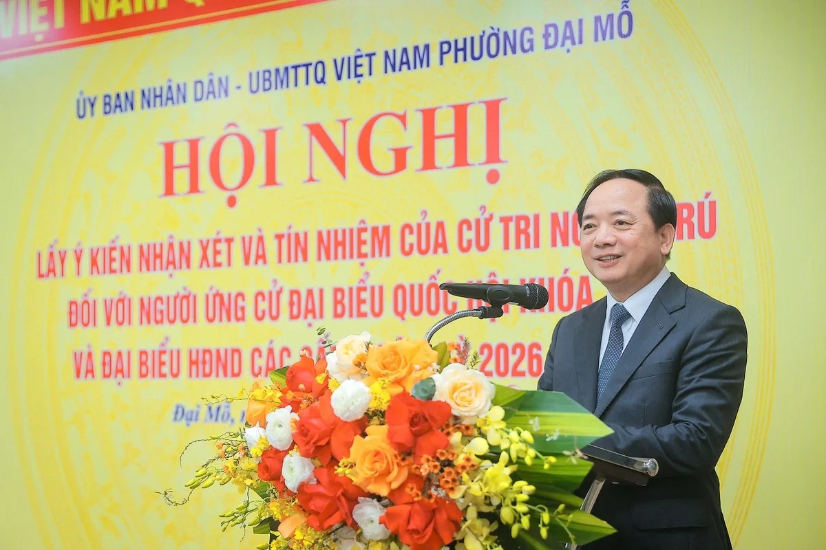 Ông Trịnh Văn Quyết, Bộ trưởng Nguyễn Kim Sơn và ông Vũ Văn Tiến được cử tri nhất trí giới thiệu ứng cử ĐBQH Ông Trịnh Văn Quyết, Bộ trưởng Nguyễn Kim Sơn và ông Vũ Văn Tiến được cử tri nhất trí giới thiệu ứng cử ĐBQH