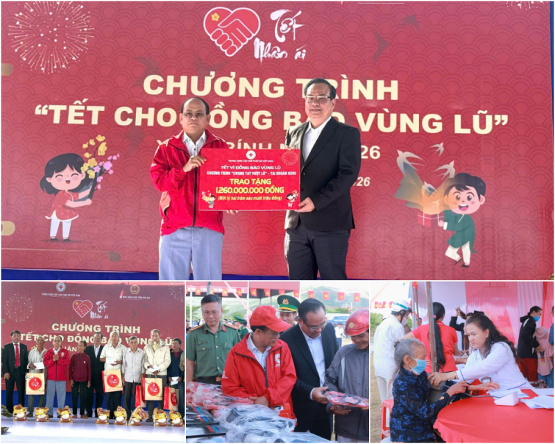 Tết vì đồng bào vùng lũ: yêu thương được lan tỏa tại Thái Nguyên, Huế, Gia Lai, Đắk Lắk Tết vì đồng bào vùng lũ: yêu thương được lan tỏa tại Thái Nguyên, Huế, Gia Lai, Đắk Lắk