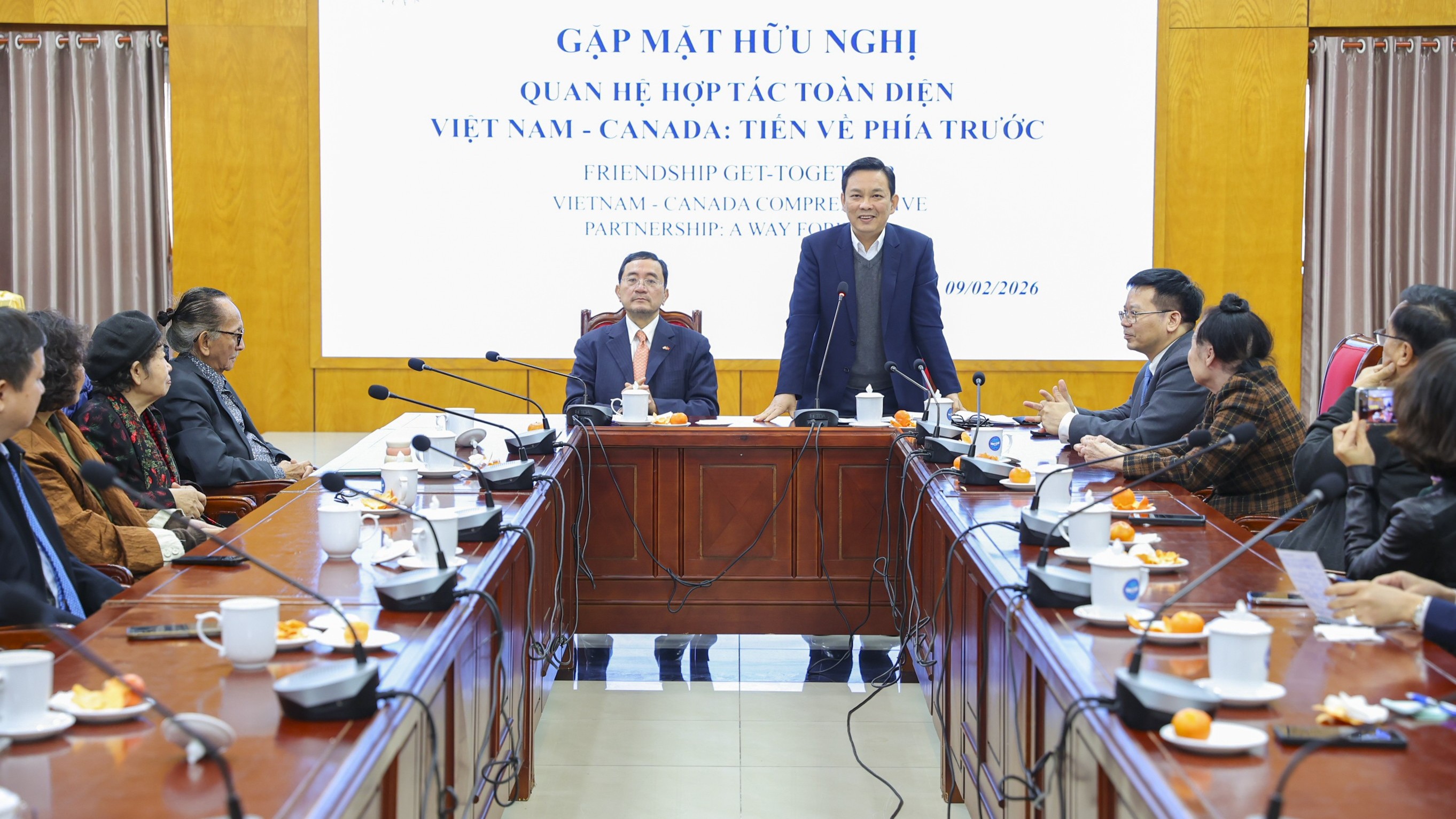 Gặp mặt hữu nghị Việt Nam - Canada: Thúc đẩy hợp tác toàn diện qua kênh đối ngoại nhân dân