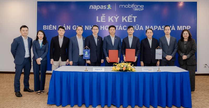 MDP và NAPAS ký Biên bản ghi nhớ hợp tác, thúc đẩy phát triển hạ tầng thanh toán quốc gia MDP và NAPAS ký Biên bản ghi nhớ hợp tác, thúc đẩy phát triển hạ tầng thanh toán quốc gia