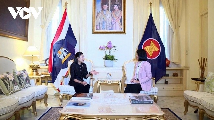 Thai Ambassador to Vietnam Urawadee Sriphiromya highlights Vietnam - Thailand relations marking 50 years of bilateral diplomatic ties in 2026 during an interview with VOV. Thai Ambassador to Vietnam Urawadee Sriphiromya highlights Vietnam - Thailand relations marking 50 years of bilateral diplomatic ties in 2026 during an interview with VOV.