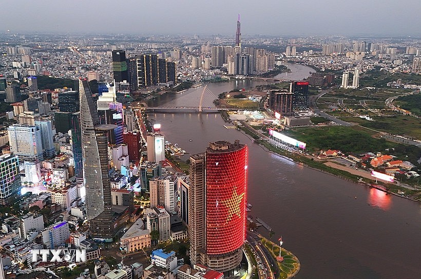 Ho Chi Minh City is striving to grow into a leading urban and financial hub in Southeast Asia. (Photo: VNA)