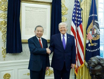 Tổng Bí thư Tô Lâm gặp Tổng thống Hoa Kỳ Donald Trump