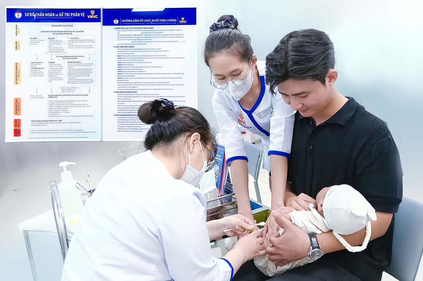 Trẻ tiêm vắc xin phòng bệnh tại Hệ thống Tiêm chủng VNVC. Ảnh: Khánh Hòa Trẻ tiêm vắc xin phòng bệnh tại Hệ thống Tiêm chủng VNVC. Ảnh: Khánh Hòa