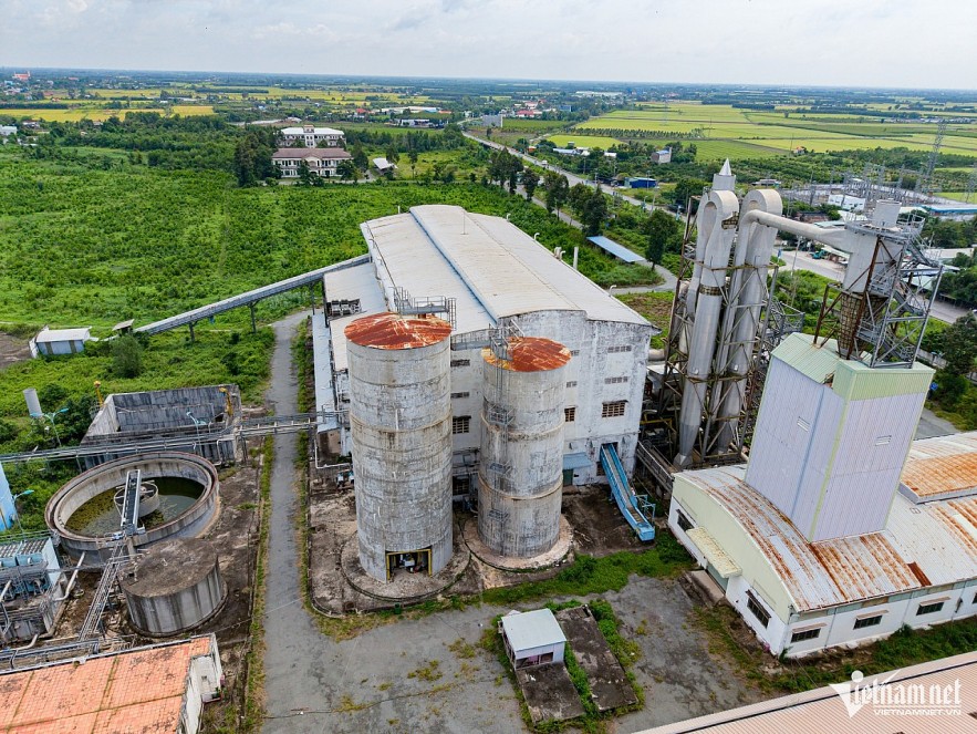 The Phuong Nam Pulp Mill project in Thanh Hoa Commune, Tay Ninh Province, formerly Long An, is among the most prolonged and difficult loss-making cases in the industry and trade sector. Photo: Nguyen Hue The Phuong Nam Pulp Mill project in Thanh Hoa Commune, Tay Ninh Province, formerly Long An, is among the most prolonged and difficult loss-making cases in the industry and trade sector. Photo: Nguyen Hue