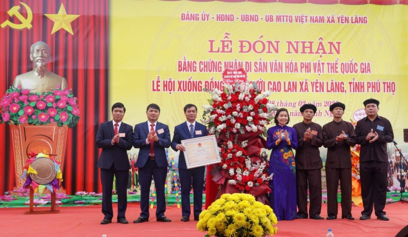 Phú Thọ: Lễ hội Xuống đồng của người Cao Lan xã Yên Lãng vào Di sản văn hóa phi vật thể quốc gia