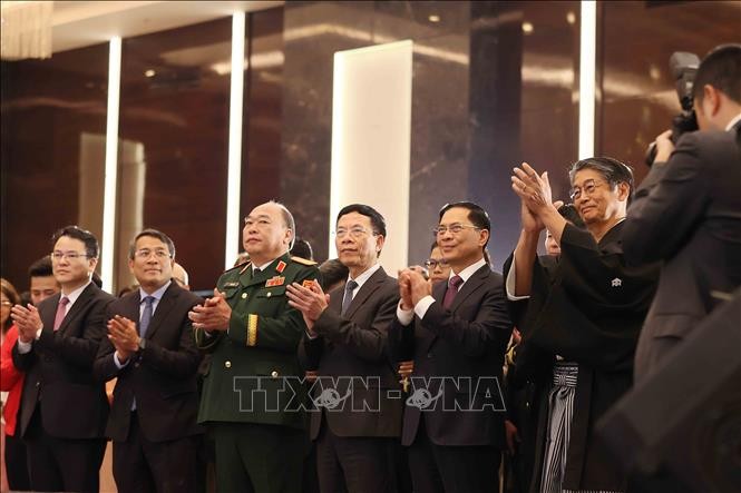Các đại biểu dự lễ kỷ niệm. (Ảnh: An Đăng) Các đại biểu dự lễ kỷ niệm. (Ảnh: An Đăng)