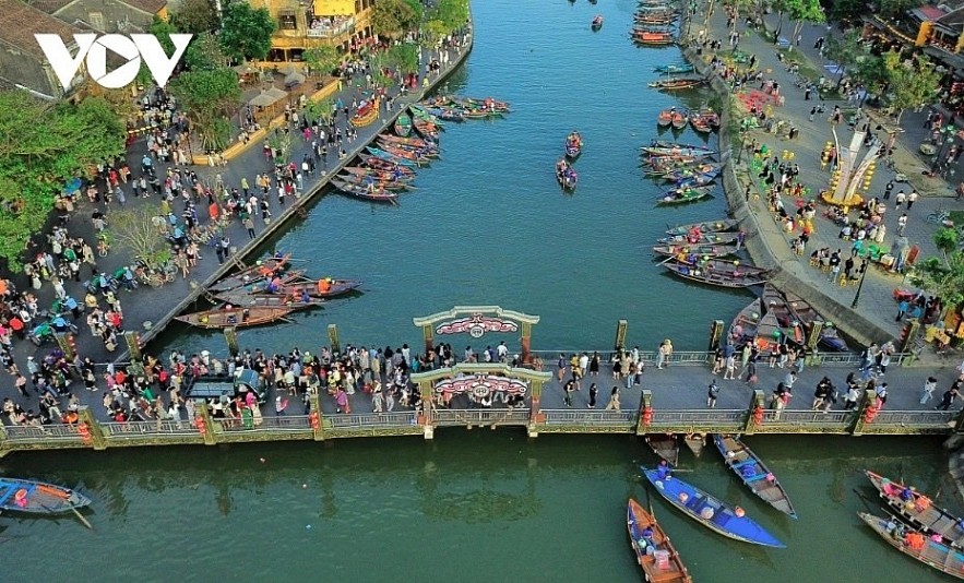 Hoai River in Hoi An. Hoai River in Hoi An.