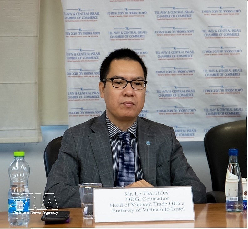 Vietnamese Trade Counselor in Israel Le Thai Hoa (Photo: VNA) Vietnamese Trade Counselor in Israel Le Thai Hoa (Photo: VNA)