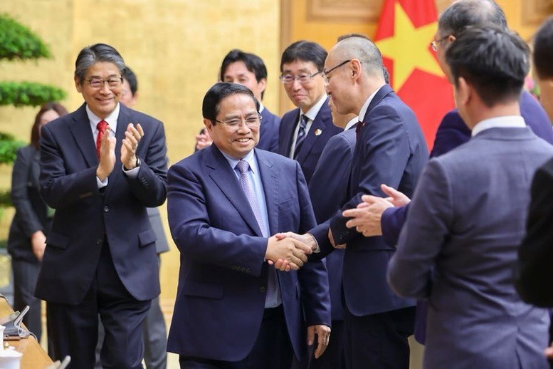 Thủ tướng đối thoại với doanh nghiệp Nhật Bản: Môi trường đầu tư của Việt Nam sẽ trở thành ưu thế nổi trội Thủ tướng đối thoại với doanh nghiệp Nhật Bản: Môi trường đầu tư của Việt Nam sẽ trở thành ưu thế nổi trội