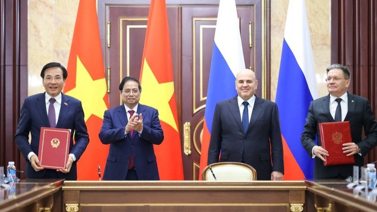 Việt Nam và Liên bang Nga hợp tác xây dựng nhà máy điện hạt nhân