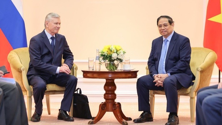 Thủ tướng Phạm Minh Chính tiếp lãnh đạo Hội Hữu nghị Nga-Việt, Hội Cựu chiến binh Nga từng chiến đấu tại Việt Nam Thủ tướng Phạm Minh Chính tiếp lãnh đạo Hội Hữu nghị Nga-Việt, Hội Cựu chiến binh Nga từng chiến đấu tại Việt Nam