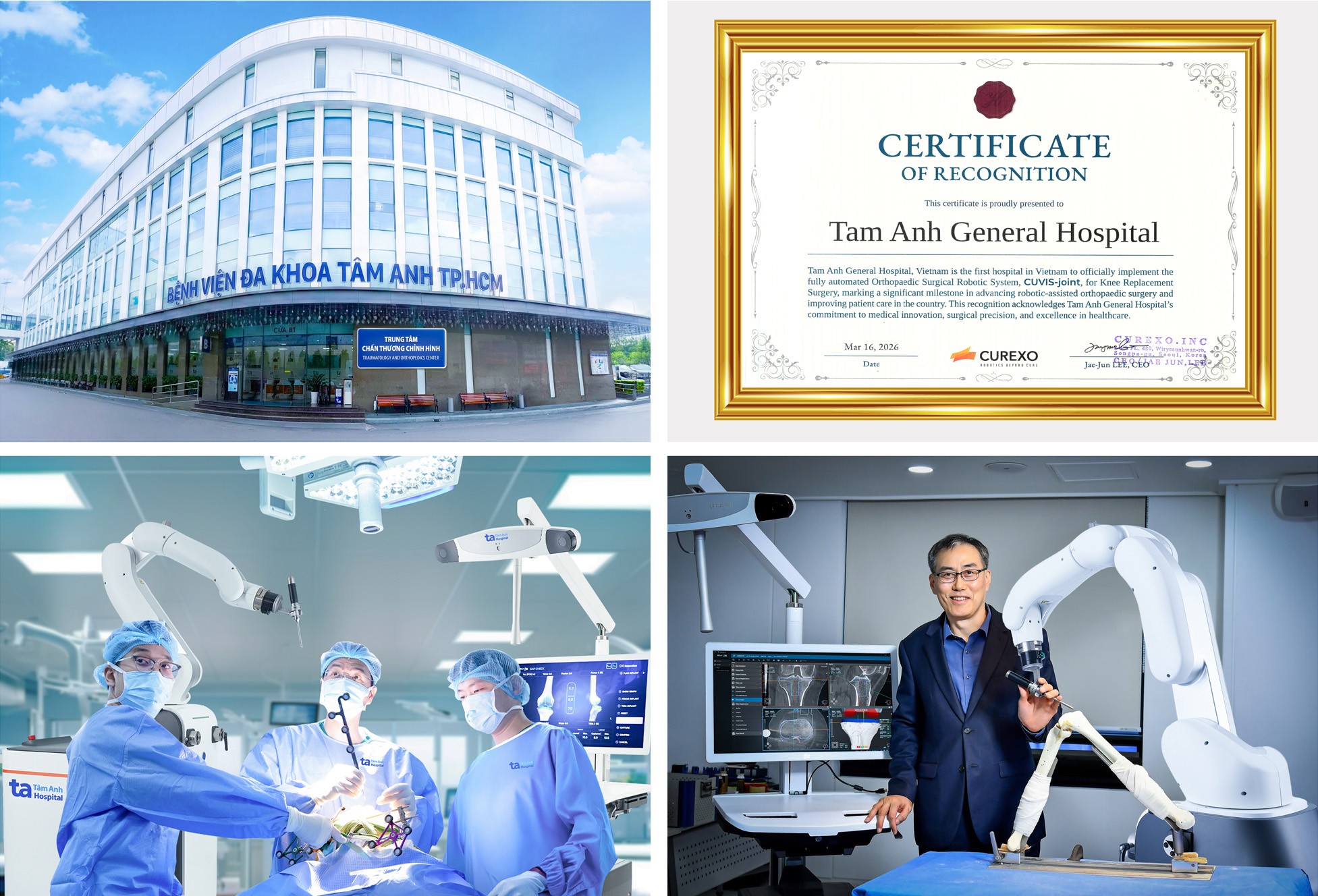 Việt Nam lần đầu có Robot AI thay khớp “siêu thao tác” chuẩn xác Việt Nam lần đầu có Robot AI thay khớp “siêu thao tác” chuẩn xác