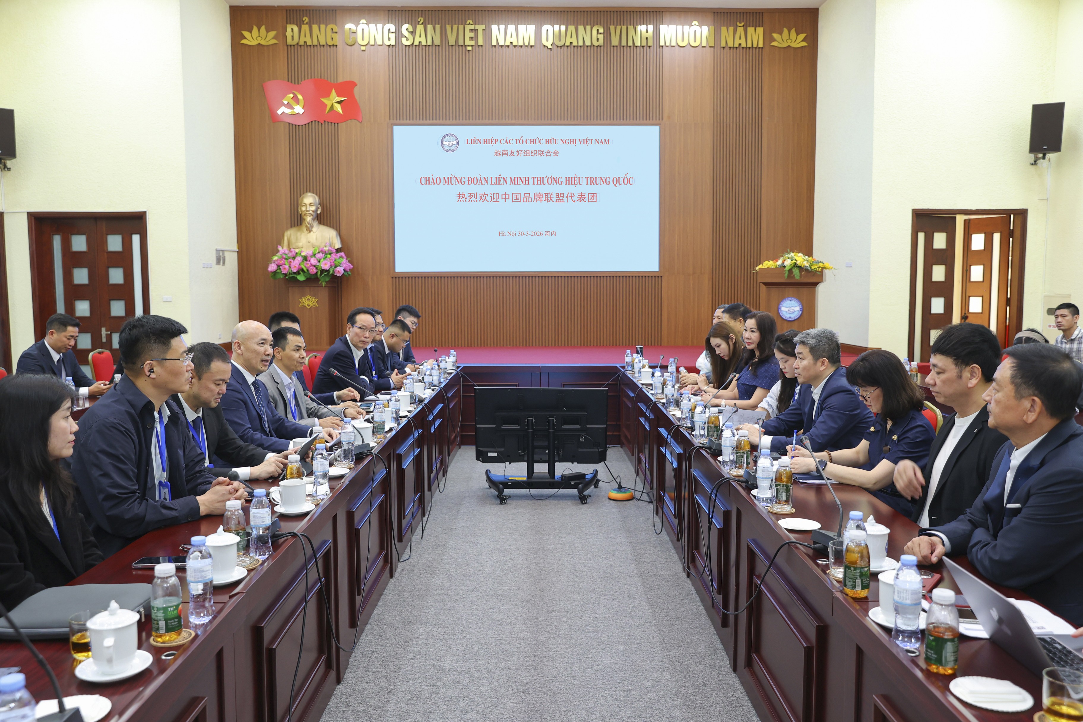 Quang cảnh buổi tiếp. (Ảnh: Đinh Hoà) Quang cảnh buổi tiếp. (Ảnh: Đinh Hoà)