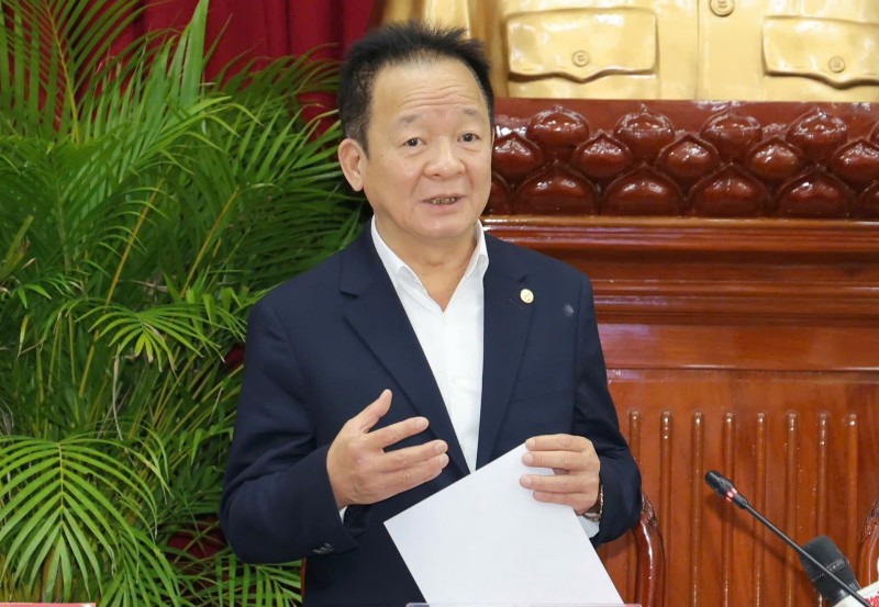 Nhà sáng lập, Chủ tịch điều hành Tập đoàn T&T Group Đỗ Quang Hiển phát biểu tại lễ ký kết Nhà sáng lập, Chủ tịch điều hành Tập đoàn T&T Group Đỗ Quang Hiển phát biểu tại lễ ký kết