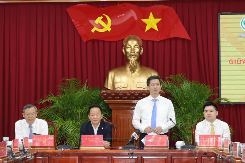 Quang cảnh lễ ký kết Quang cảnh lễ ký kết