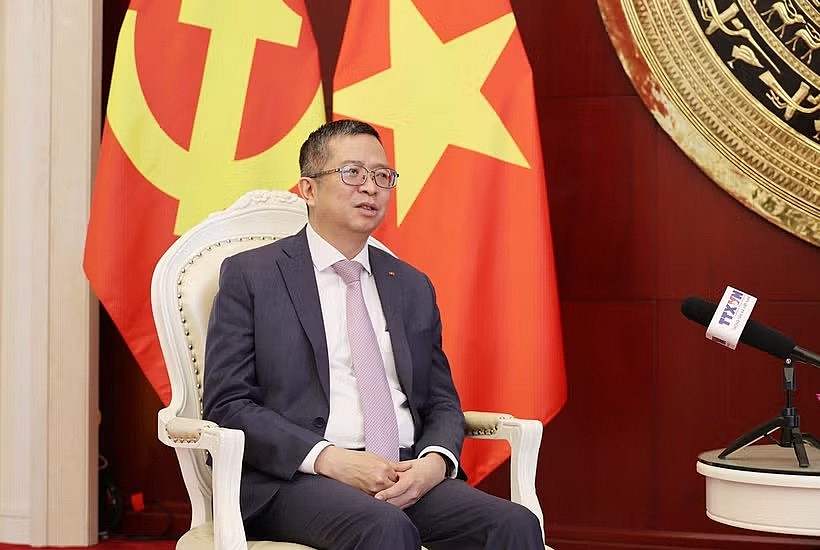 Vietnam’s Ambassador to China PhamThanh Binh in an interview with a Vietnam News Agency correspondent in China. (Photo: VNA) Vietnam’s Ambassador to China PhamThanh Binh in an interview with a Vietnam News Agency correspondent in China. (Photo: VNA)