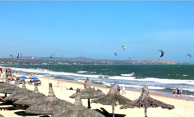 Hàm Tiến Beach in Mũi Né National Tourist Area. —VNA/VNS Photo Hàm Tiến Beach in Mũi Né National Tourist Area. —VNA/VNS Photo