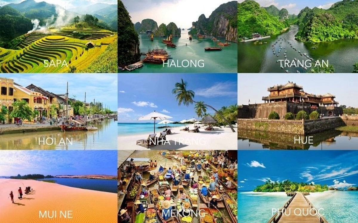 Domestic tourist destinations that attract a large number of visitors (Illustrative image)