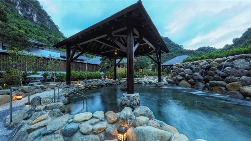 A view of Quang Hanh Onsen Resort in Quang Ninh Province, northern Vietnam. (Photo: iVIVU) A view of Quang Hanh Onsen Resort in Quang Ninh Province, northern Vietnam. (Photo: iVIVU)