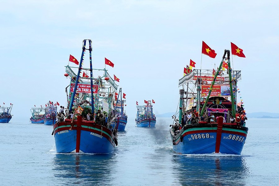 Nghe An is focusing on decisively addressing “bottlenecks” in IUU enforcement. Photo: VK.
