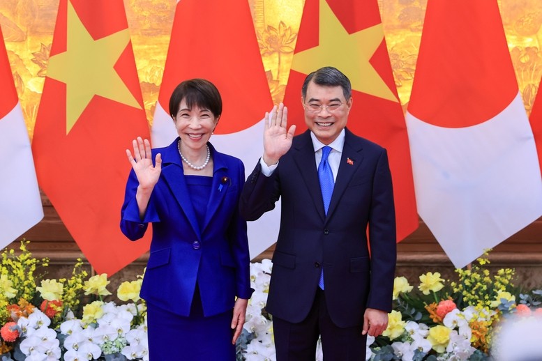 Thủ tướng Lê Minh Hưng và Thủ tướng Nhật Bản Takaichi Sanae - Ảnh: VGP/Nhật Bắc Thủ tướng Lê Minh Hưng và Thủ tướng Nhật Bản Takaichi Sanae - Ảnh: VGP/Nhật Bắc