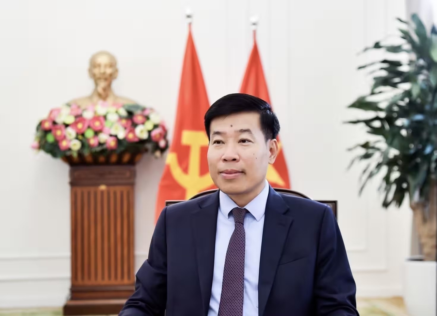  Ủy viên Trung ương Đảng, Phó Bí thư Thường trực Đảng ủy Bộ, Thứ trưởng Bộ Ngoại giao Nguyễn Mạnh Cường. (Ảnh: Bộ Ngoại giao)
