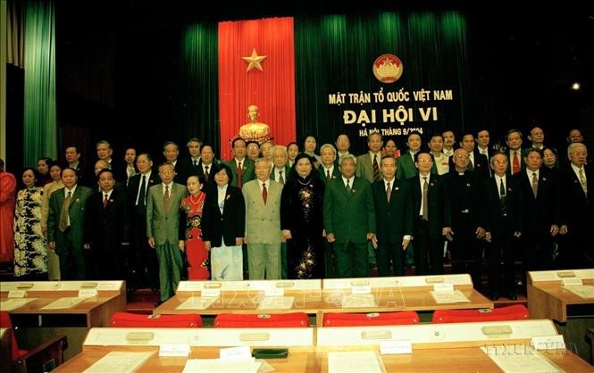 Mặt trận Tổ quốc Việt Nam qua các kỳ đại hội Mặt trận Tổ quốc Việt Nam qua các kỳ đại hội