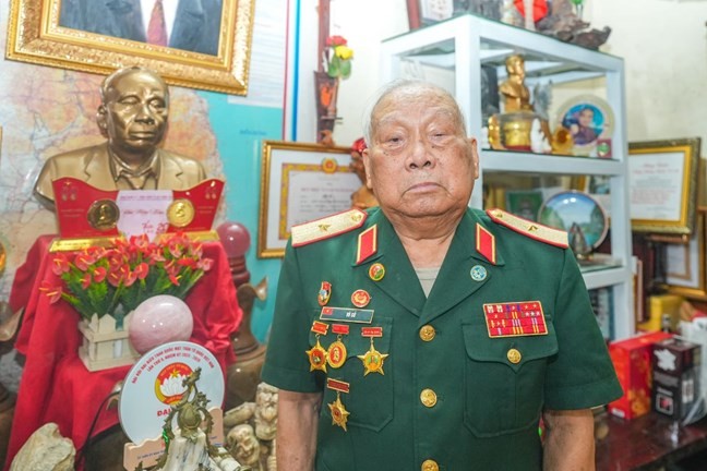 Thiếu tướng Võ Sở - Chủ tịch Hội Truyền thống Trường Sơn - Đường Hồ Chí Minh Việt Nam. (Ảnh: Báo Lao Động)