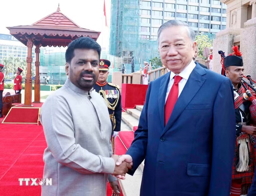 Lễ đón trọng thể Tổng Bí thư, Chủ tịch nước Tô Lâm thăm cấp Nhà nước Sri Lanka Lễ đón trọng thể Tổng Bí thư, Chủ tịch nước Tô Lâm thăm cấp Nhà nước Sri Lanka