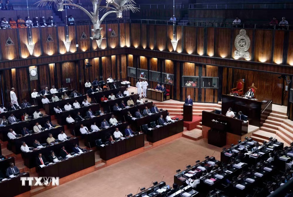 Tổng Bí thư, Chủ tịch nước Tô Lâm phát biểu tại Quốc hội Sri Lanka. (Ảnh: TTXVN) Tổng Bí thư, Chủ tịch nước Tô Lâm phát biểu tại Quốc hội Sri Lanka. (Ảnh: TTXVN)