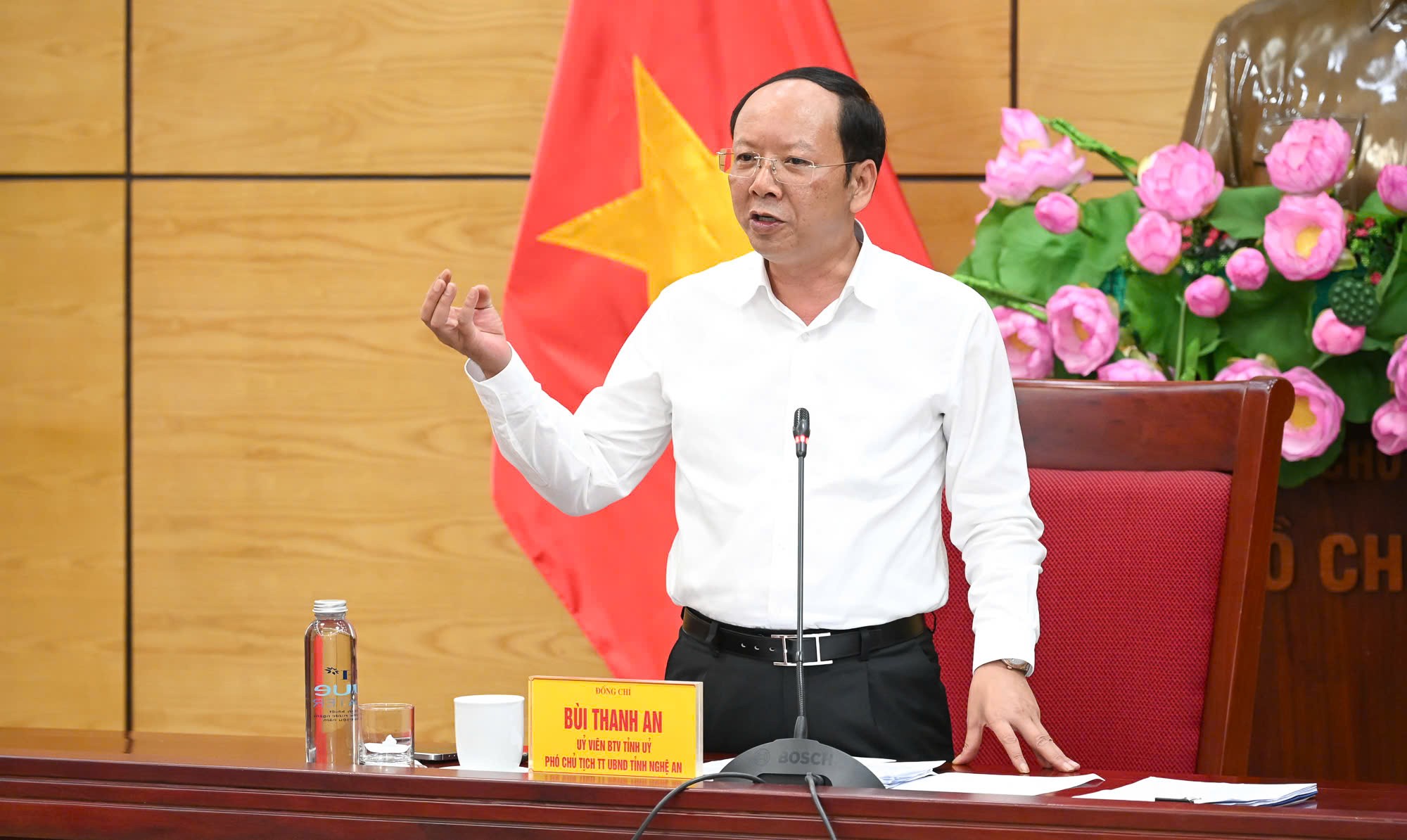 ông Bùi Thanh An, Phó Chủ tịch Thường trực UBND tỉnh Nghệ An ông Bùi Thanh An, Phó Chủ tịch Thường trực UBND tỉnh Nghệ An
