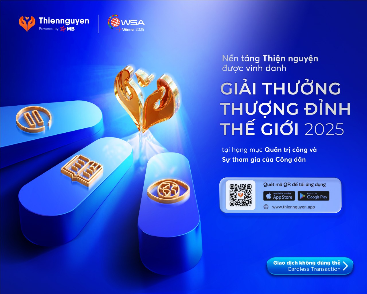 Nền tảng Thiện nguyện - giải pháp số do MB xây dựng, phát triển và vận hành