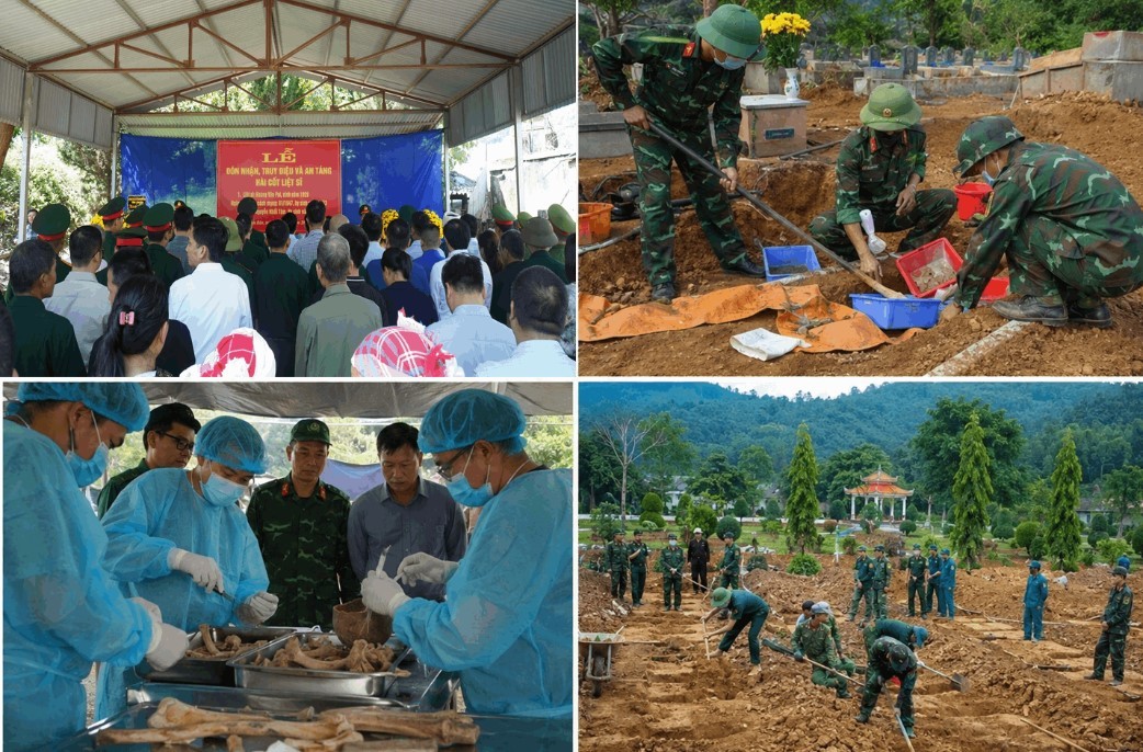 Tổ công tác liên ngành có nhiệm vụ chỉ đạo, kiểm tra, điều phối hoạt động lấy mẫu giám định ADN đối với các phần mộ liệt sĩ chưa xác định được thông tin