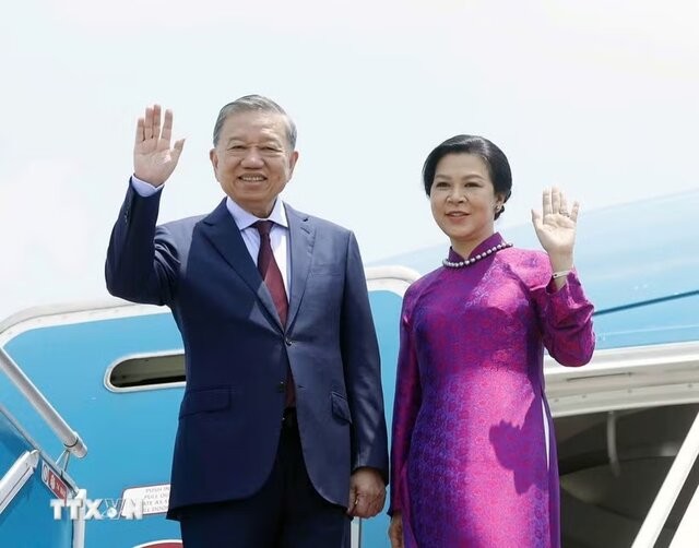 General Secretary and President To Lam and his Spouse Ngo Phuong Ly leave Ha Noi on Wednesday for a three-day State visit to Thailand General Secretary and President To Lam and his Spouse Ngo Phuong Ly leave Ha Noi on Wednesday for a three-day State visit to Thailand