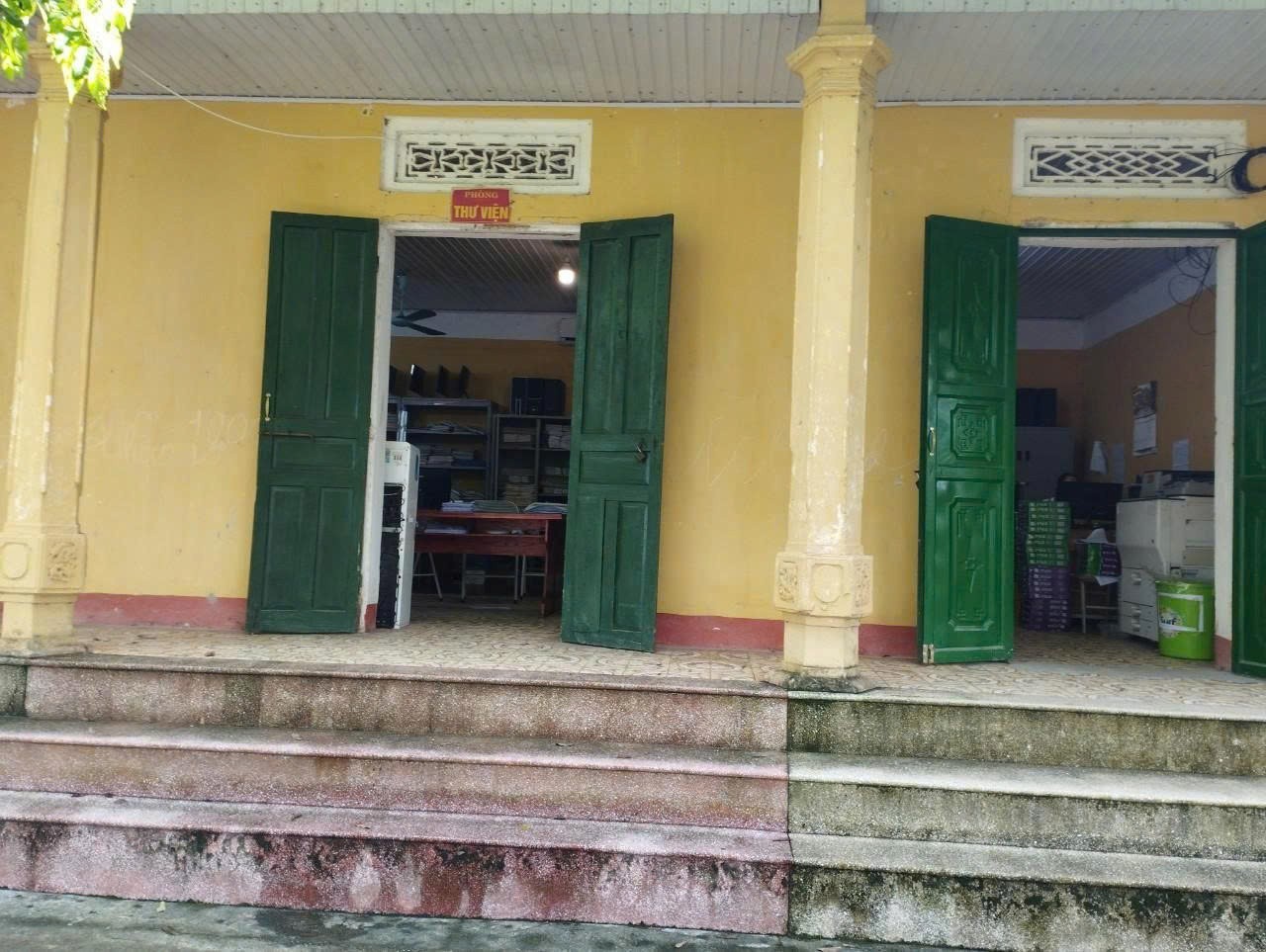 Kim Xuyen High School library before construction began. (Photo: GNI) Kim Xuyen High School library before construction began. (Photo: GNI)