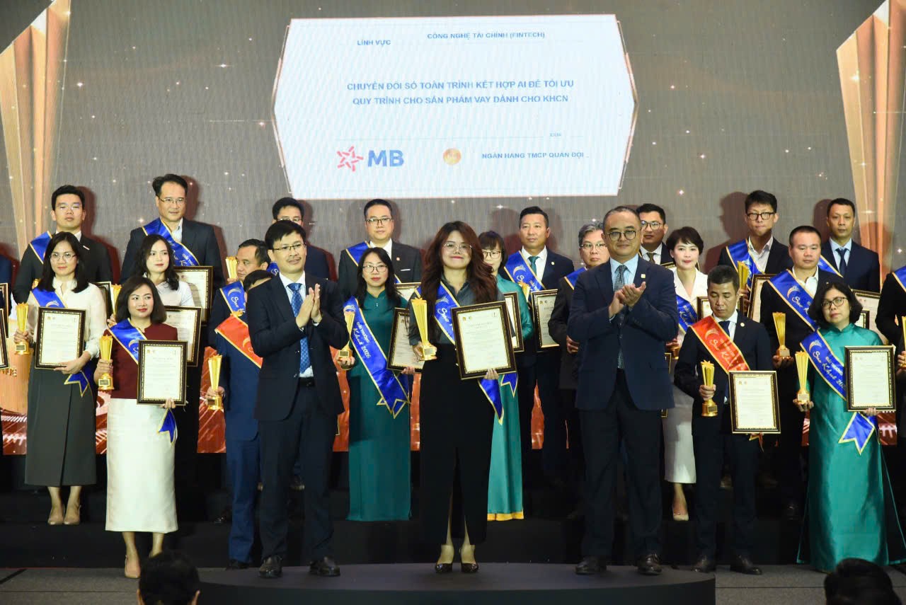 MB ghi dấu ấn với 5 giải thưởng Sao Khuê 2026 MB ghi dấu ấn với 5 giải thưởng Sao Khuê 2026