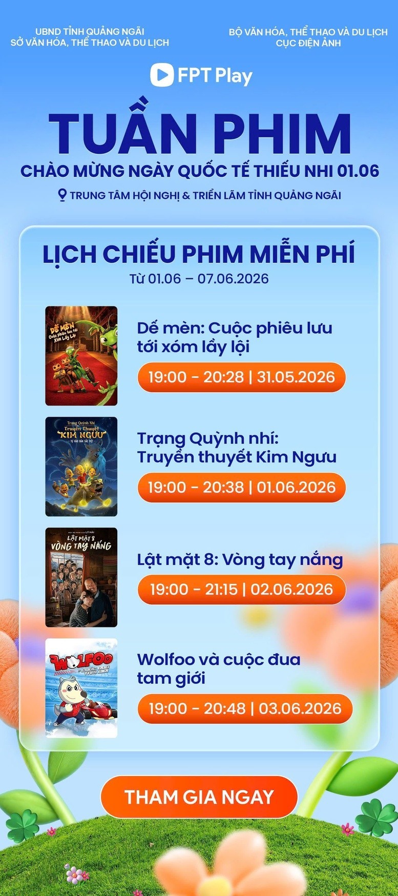 Film Week Celebrating International Children's Day on June 1. (Photo: KT) Film Week Celebrating International Children's Day on June 1. (Photo: KT)
