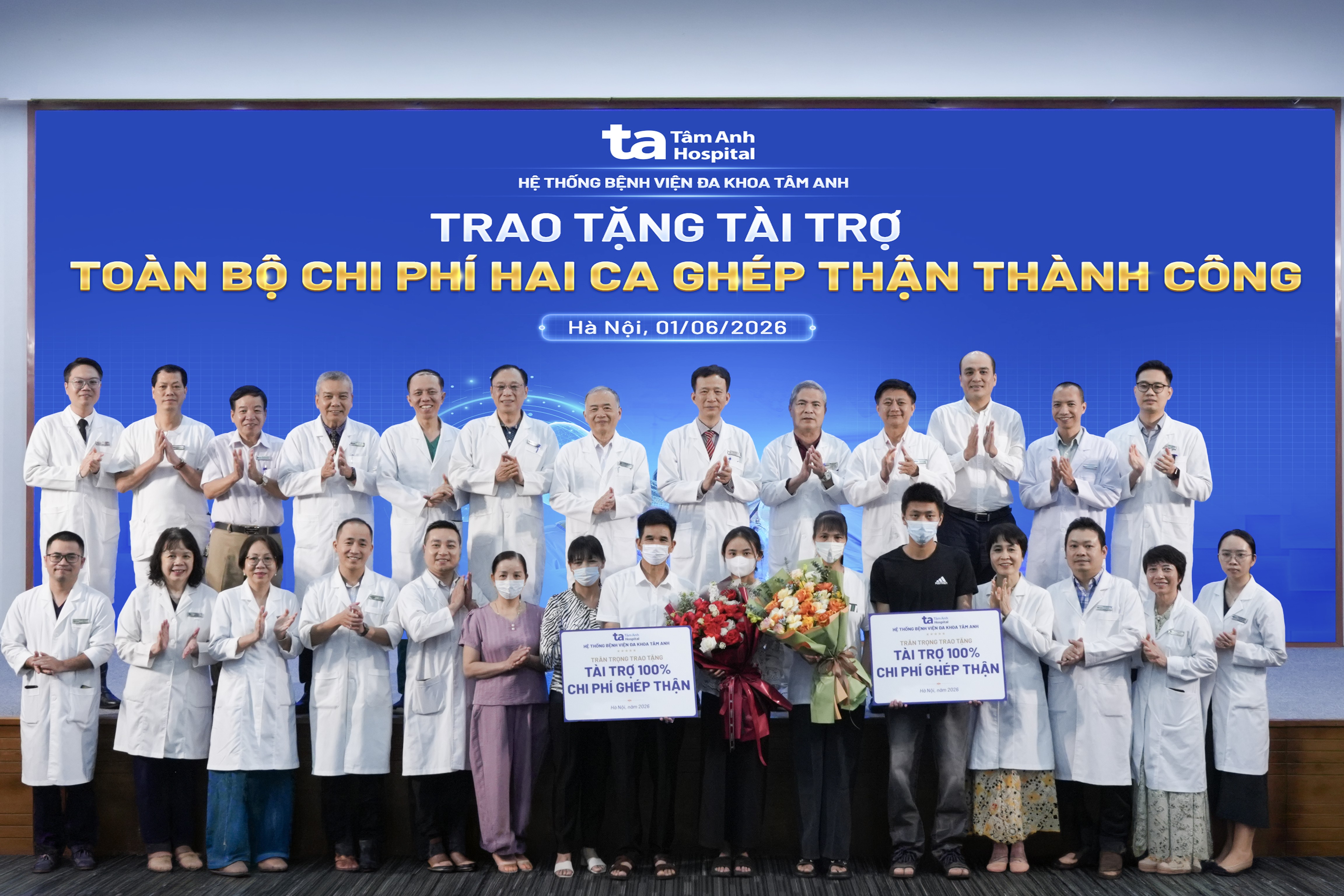 Bệnh viện Tâm Anh ghép thận thành công, chính thức tham gia mạng lưới ghép tạng Việt Nam Bệnh viện Tâm Anh ghép thận thành công, chính thức tham gia mạng lưới ghép tạng Việt Nam