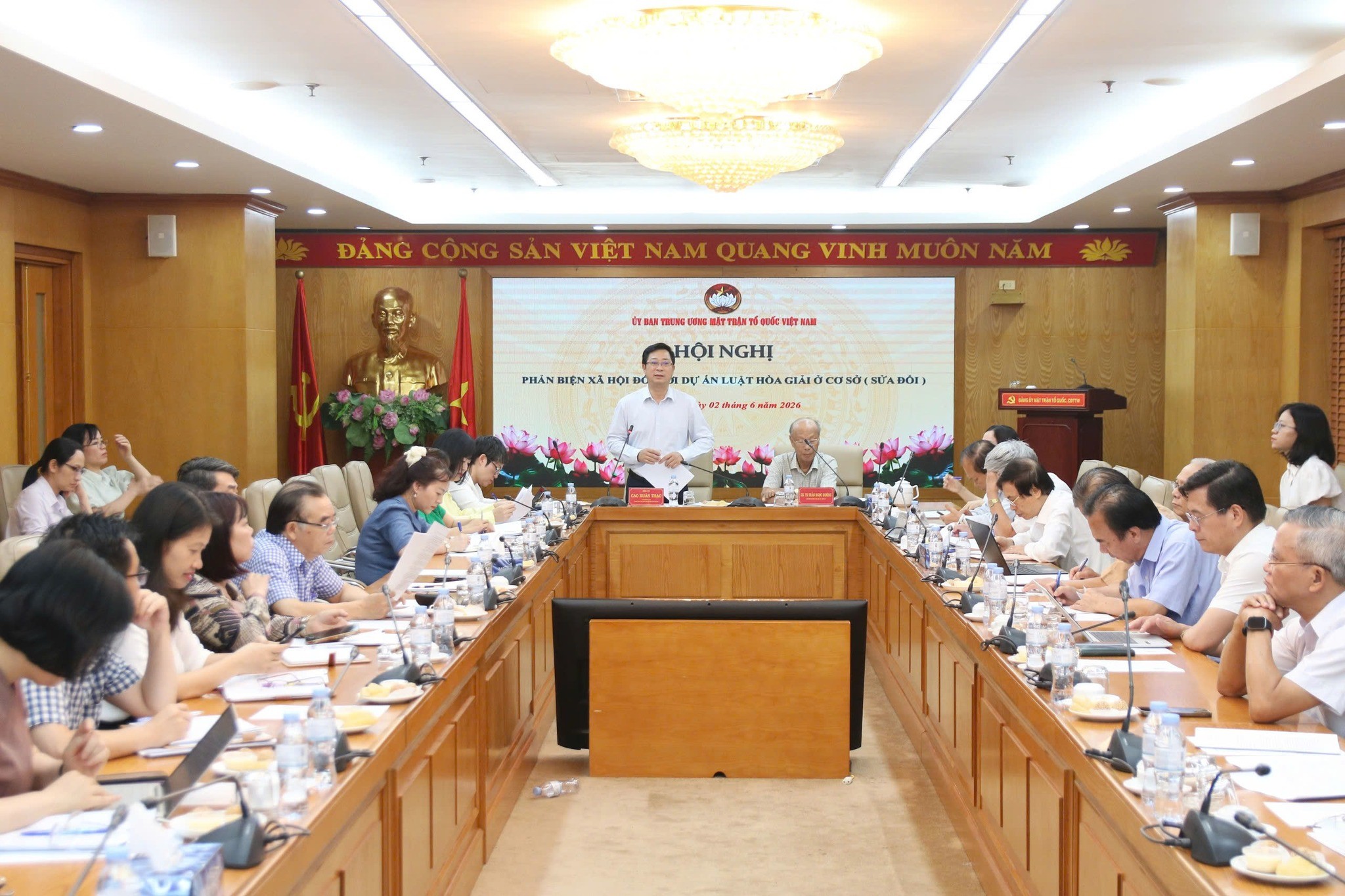 Đề xuất tăng vai trò nòng cốt của MTTQ trong phổ biến, giáo dục pháp luật Đề xuất nâng cao vai trò nòng cốt của MTTQ trong phổ biến, giáo dục pháp luật