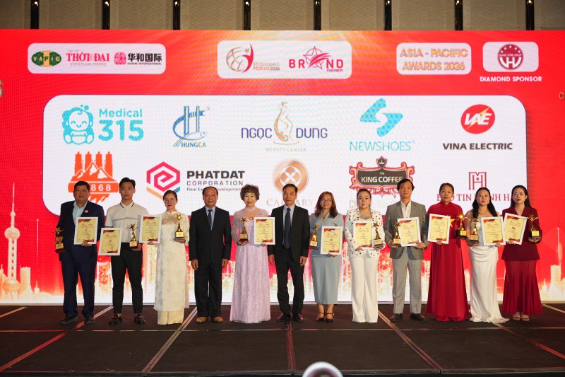 Thương hiệu tiêu biểu Châu Á - Thái Bình Dương 2026 Thương hiệu tiêu biểu Châu Á - Thái Bình Dương 2026