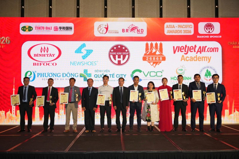 Công ty TNHH 26868 – Vinh dự nhận giải thưởng “Top 10 Doanh nghiệp tiêu biểu Châu Á – Thái Bình Dương 2026”
