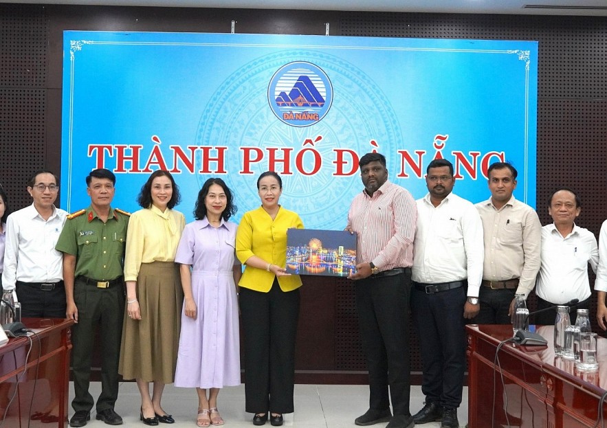 Da Nang has pledged continued support and favorable conditions for Indian experts carrying out the restoration project. Photo: Da Nang City Portal