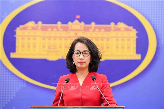 Người Phát ngôn Bộ Ngoại giao Việt Nam Phạm Thu Hằng. Ảnh: TTXVN