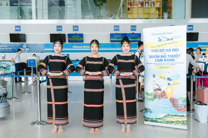Vietravel Airlines chính thức đưa vào khai thác đường bay Hà Nội – Buôn Ma Thuột/ Cam Ranh