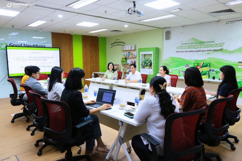 GNI và Liên hiệp các tổ chức hữu nghị thành phố Hải Phòng hợp tác triển khai chương trình viện trợ cho cộng đồng