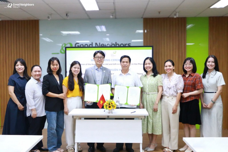 GNI và Liên hiệp các tổ chức hữu nghị thành phố Hải Phòng hợp tác triển khai chương trình viện trợ cho cộng đồng