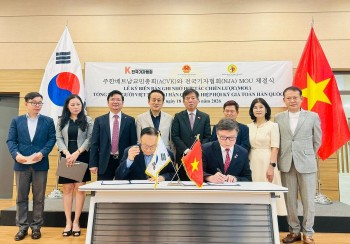 Tổng hội Người Việt Nam tại Hàn Quốc ký kết hợp tác với Hiệp hội Ký giả Toàn quốc Hàn Quốc