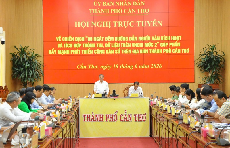 Cần Thơ đẩy nhanh chiến dịch 60 ngày đêm hướng dẫn người dân kích hoạt và tích hợp VNeID mức 2 Cần Thơ đẩy nhanh chiến dịch 60 ngày đêm hướng dẫn người dân kích hoạt và tích hợp VNeID mức 2